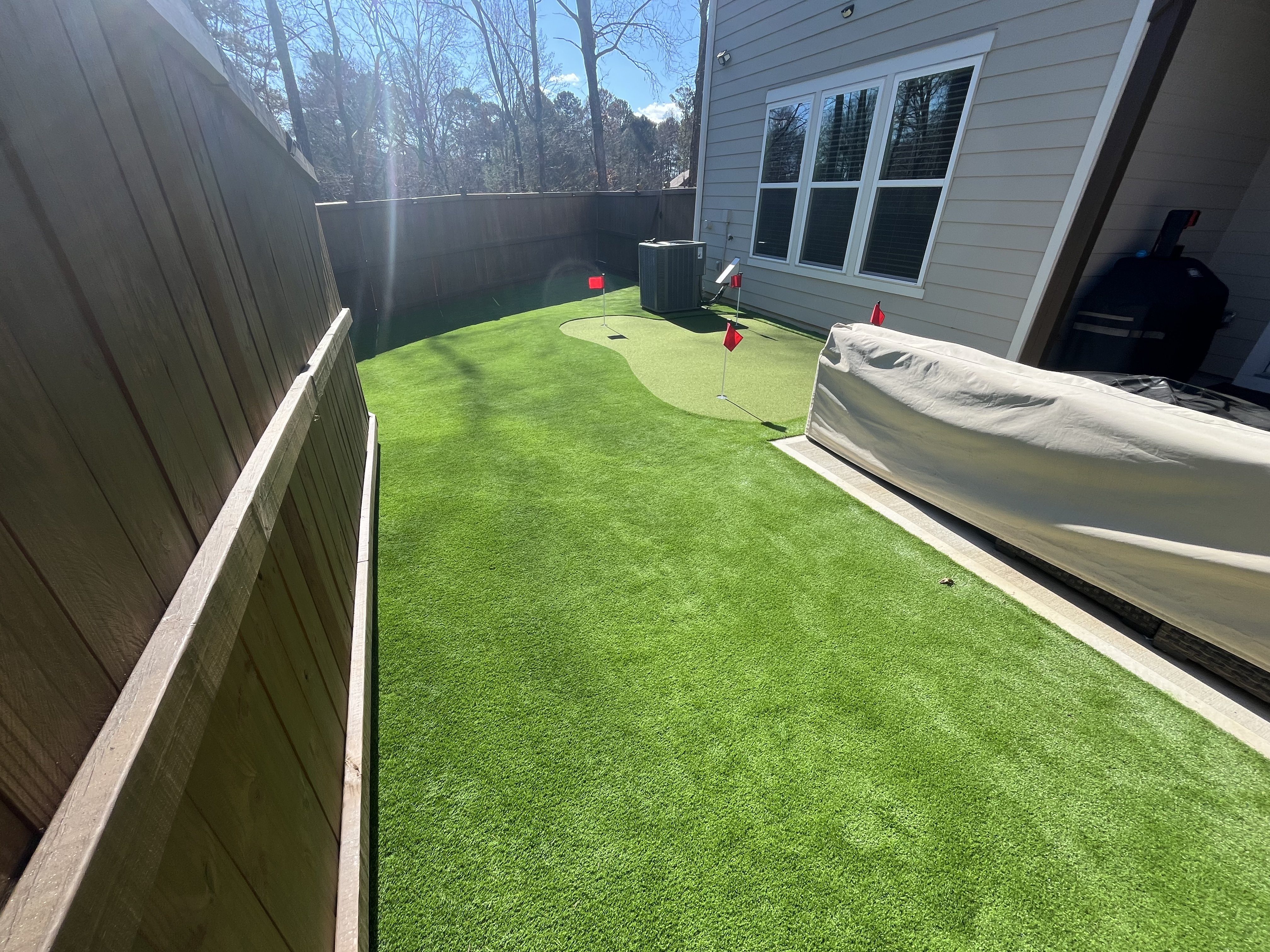 Compact Side Yard Green