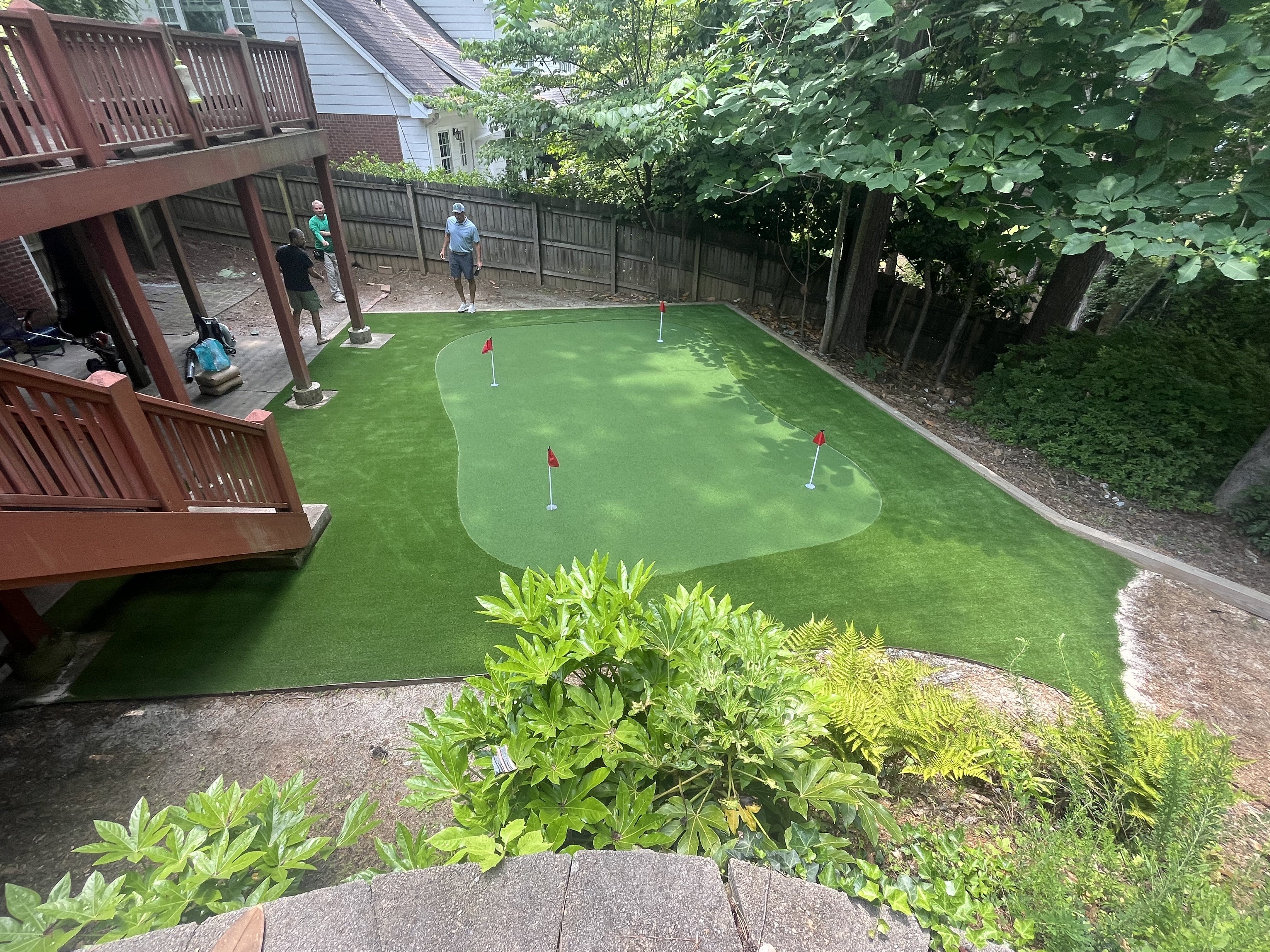 Backyard Golf Sanctuary