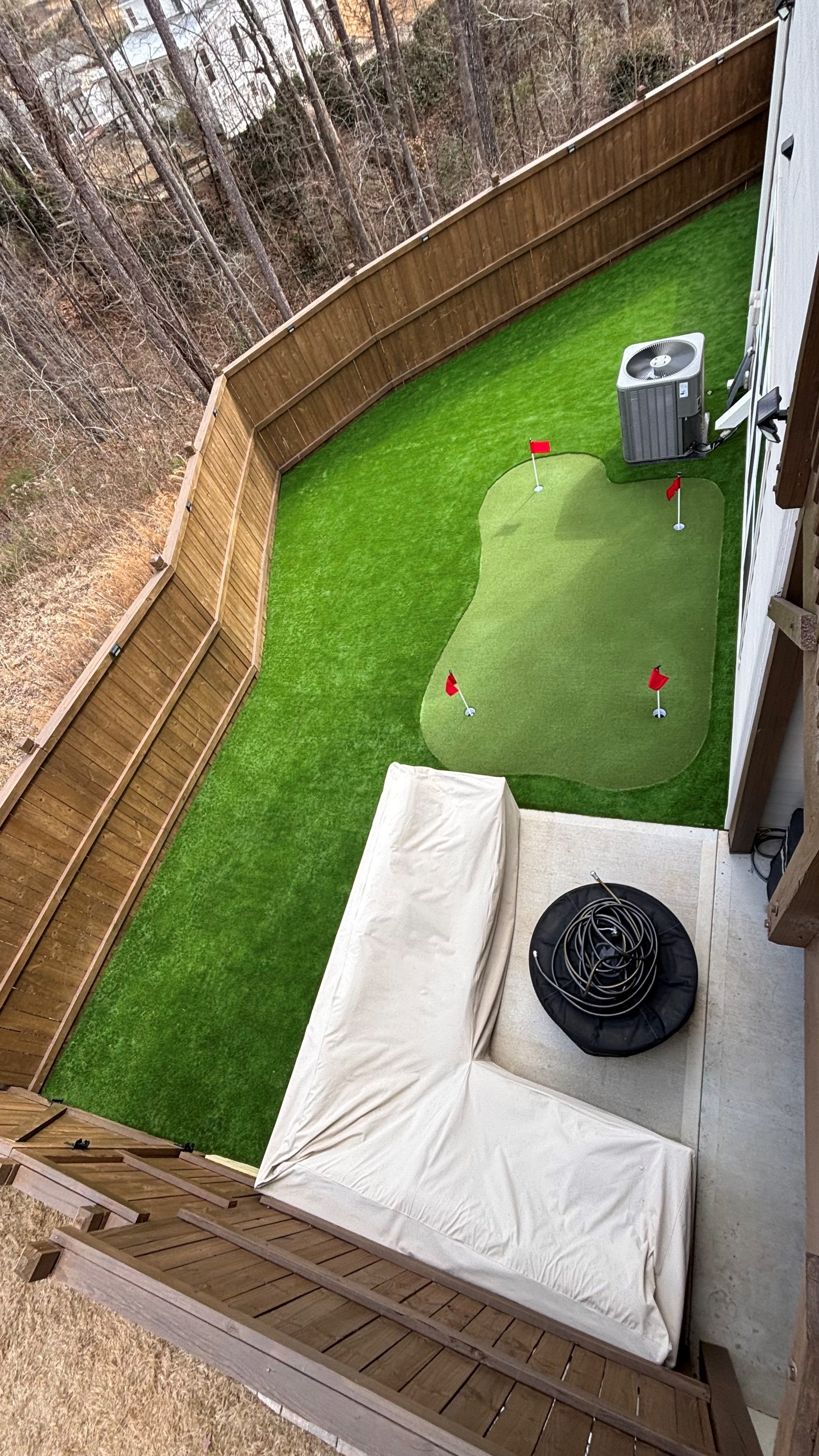 Woodland Putting Green Oasis